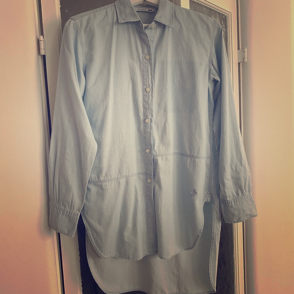 Denim blouse by jw Anderson for uniqlo. New!